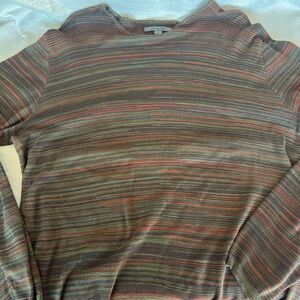 John Varvatos Men's XL Multicolor Thin Sweater red black cotton
